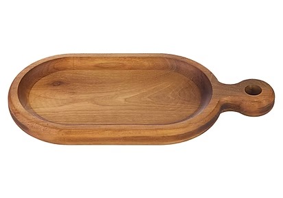 Oval Ahşap Tabak